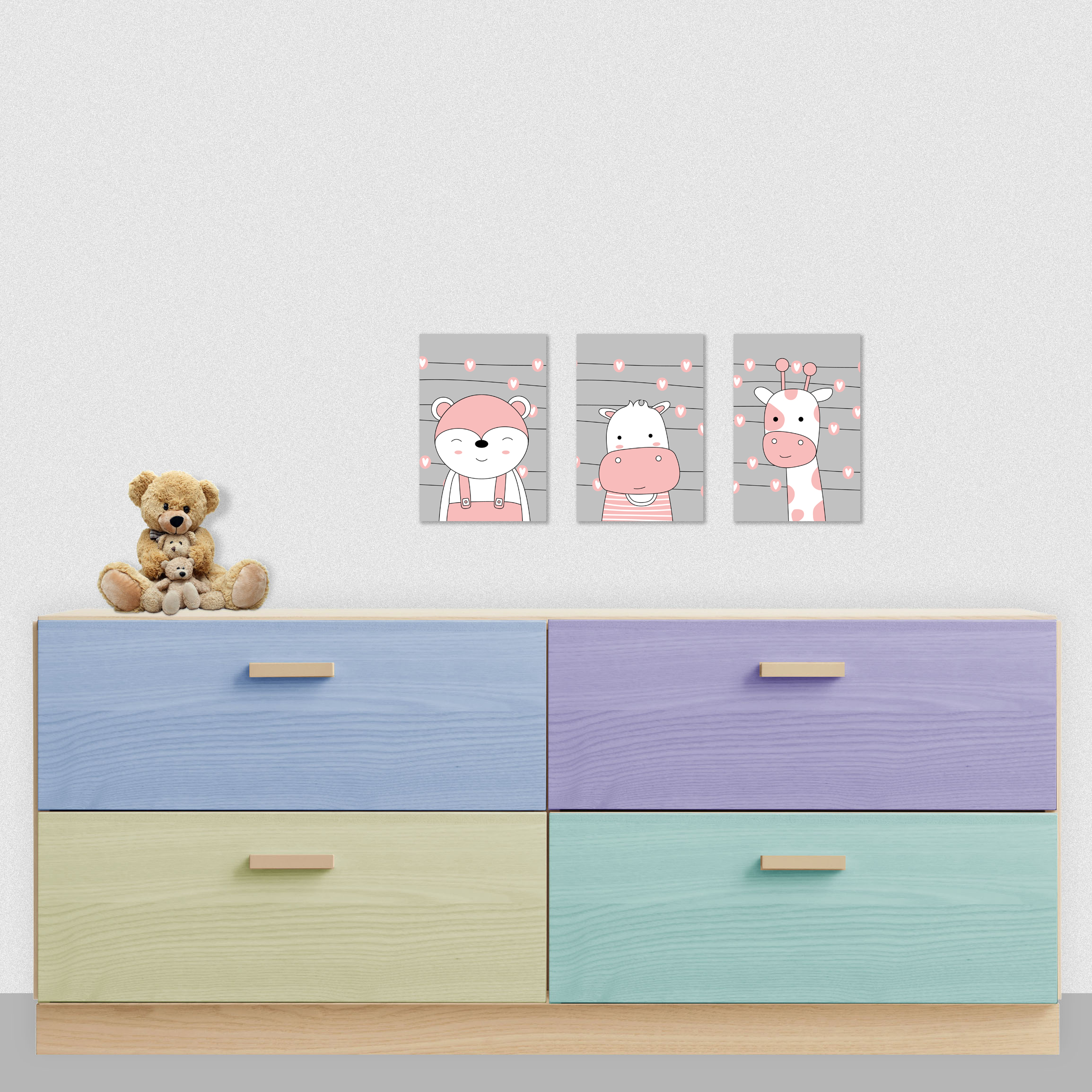 Kit Plaquinhas Decorativas Para Quarto Infantil