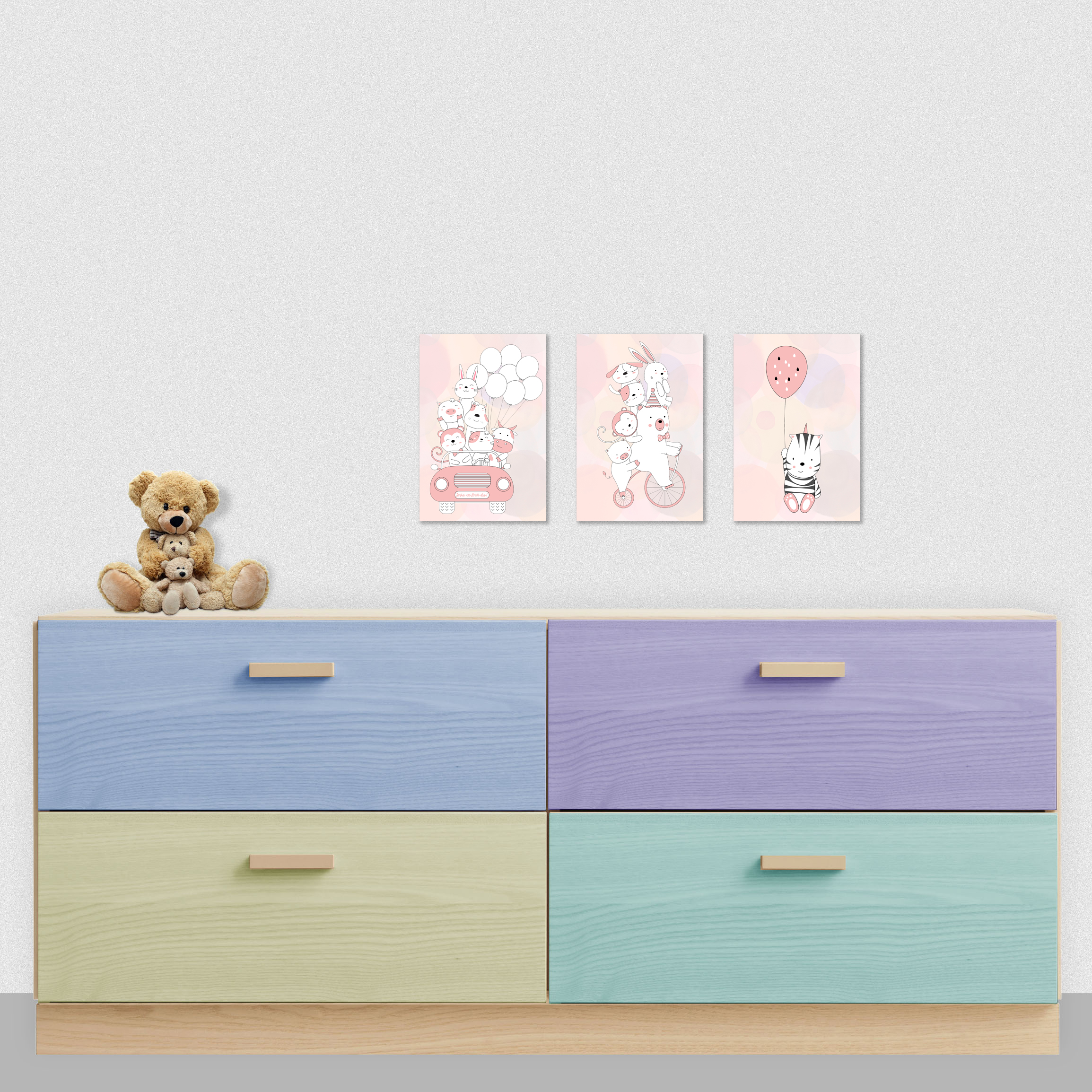 Kit Plaquinhas Decorativas Para Quarto Infantil